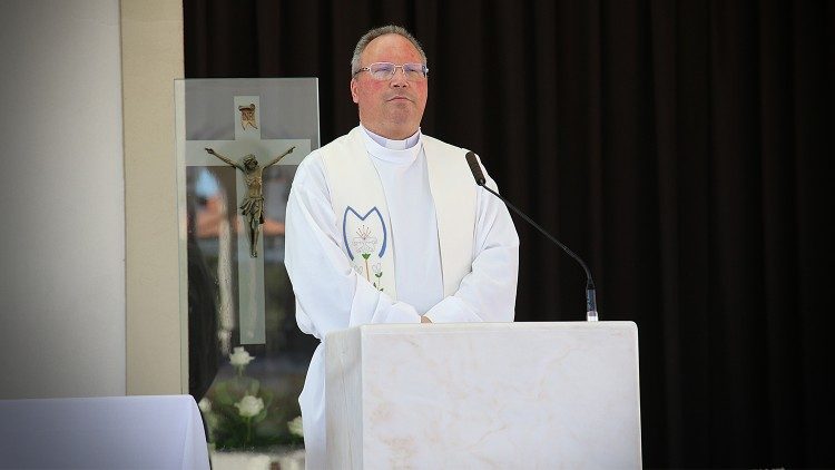 Padre Carlos Cabecinhas, rector del Santuario de Fátima. 