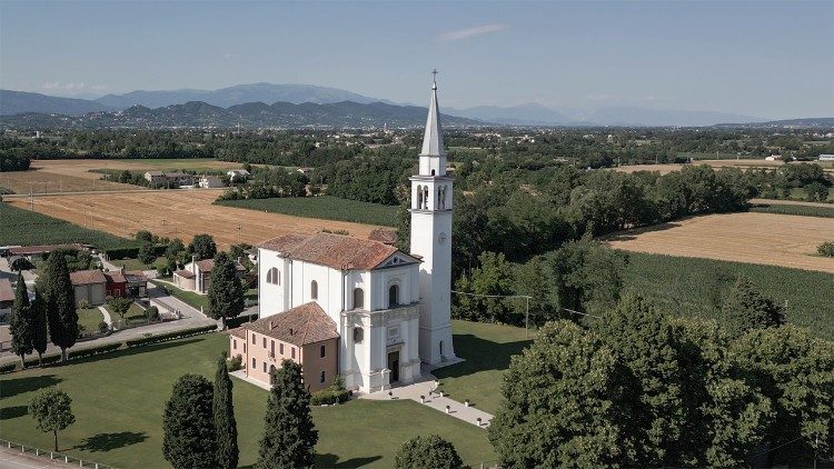 Il santuario di Cendrole, nei pressi di Riese, città natale di Pio X