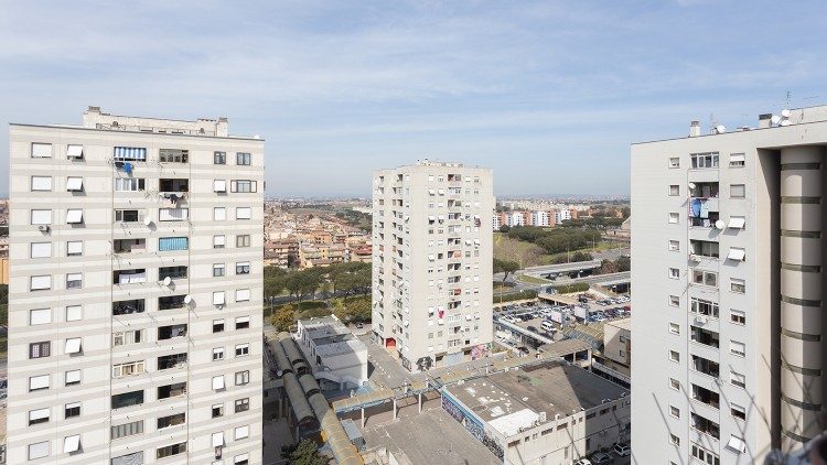 Case popolari nel quartiere romano di Tor Bella Monaca