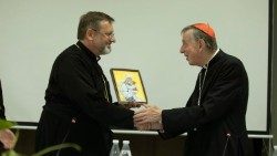 2023.09.06 Sua Beatitudine Sviatoslav Shevchuk con il cardinale Kurt Koch, prefetto del Dicastero per la promozione dell’unità dei cristiani (Roma, 5/9/2023)