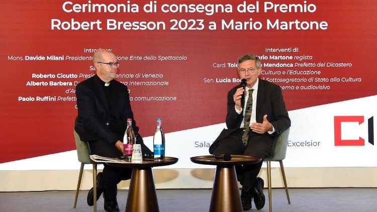 L'intervento di Paolo Ruffini, prefetto del Dicastero per la Comunicazione, alla consegna del Premio Bresson