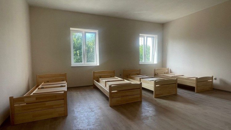 Una de las habitaciones del Hogar