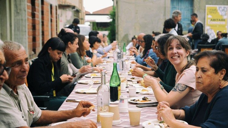 Il Pranzo della Domenica, che conclude il Festival dell'Ospitalità di Nicotera (Vibo Valentia), nell'edizione 2022