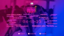 Anuncio del Catholic Media Fest.