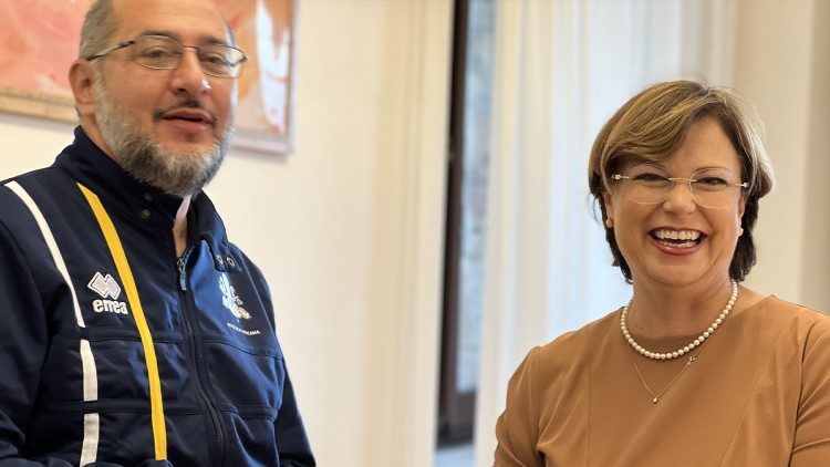 Giampaolo Mattei con Francesca di Maolo