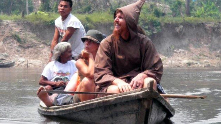 Frei Paolo Maria Braghini, missionário no Alto Solimões na Amazônia.  