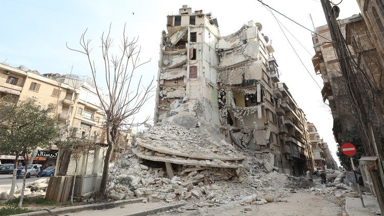 Le rovine di Aleppo