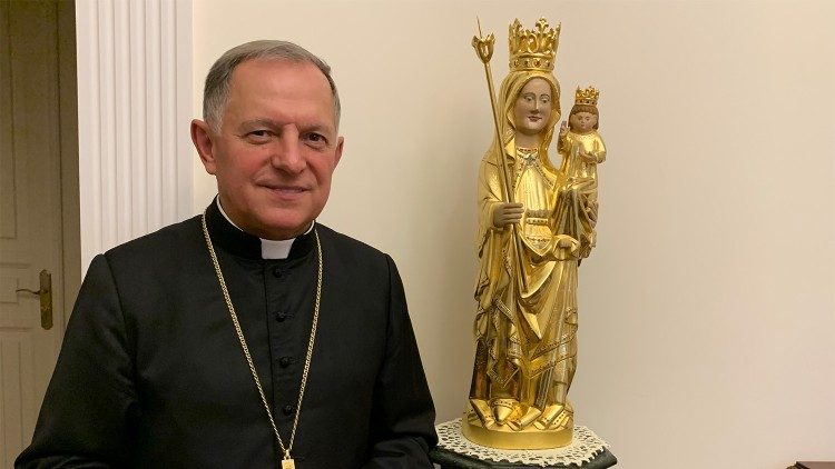 L'arcivescovo di Lepoli, monsignor Mieczyslaw Mokrzycki