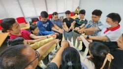 Participants of #SIGNISFAMULAN project met at the premise of the Federation of Asian Bishops Conferences in Bangkok on May 20, 2024, with the aim of promoting youth engagement with the Synod of Syndoality. (Photo by SIGNIS Asia / FA MULAN Project)