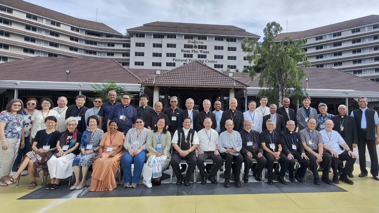 Some 38 delegates from 17 different Asian countries gather at a three-day meeting on synodality organized by the Federation of Asian Bishops Conferences. Photo supplied