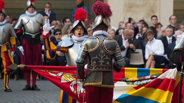 Un momento del giuramento del 2024