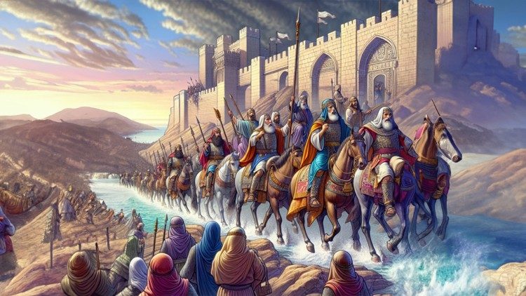 பெலிஸ்தியர்களை எதிர்த்துப் போரடிய வீரர்கள்