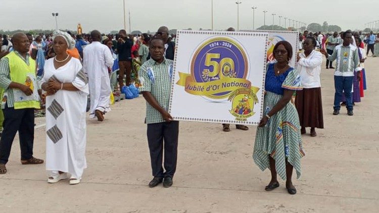 Logos du jubilé d’or du Renouveau charismatique catholique ivoirien