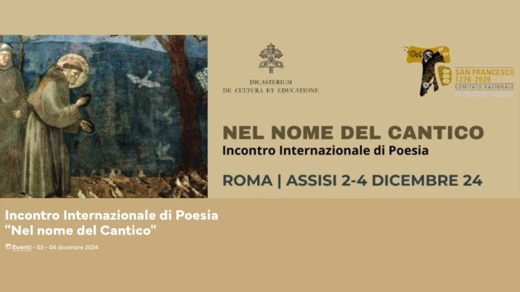 La locandina dell'incontro  internazionale di poesia