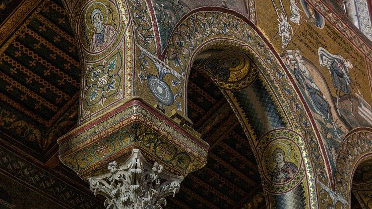 La nuova illuminazione del Duomo di Monreale (Foto: Clorinda Scura)