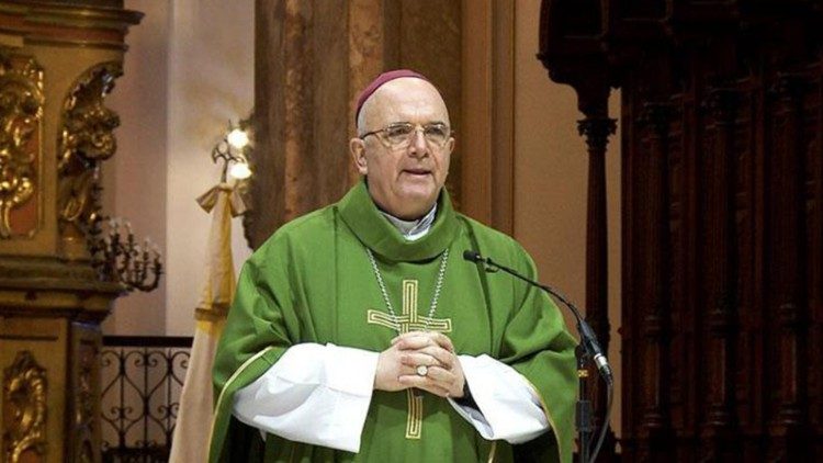 Monseñor Ernesto Giobando, obispo electo de Mar del Plata, Argentina.