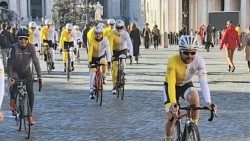 2024.12.14 Athletica Vaticana - pedalata solidale