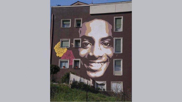 Un murale in ricordo di Willy