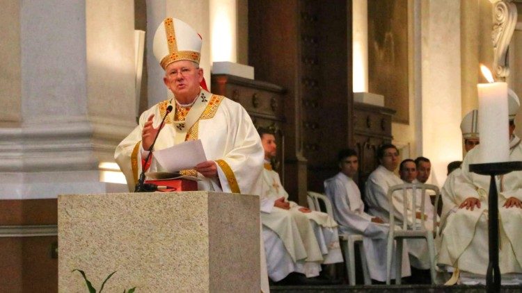 Cardeal Jaime Spengler na Catedral Metropolitana