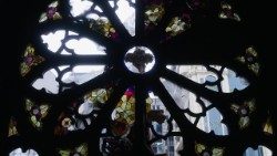 Den hellige Nikolas av Myra-kirken i Kyiv ble påført skader under et missilangrep i desember 2024.