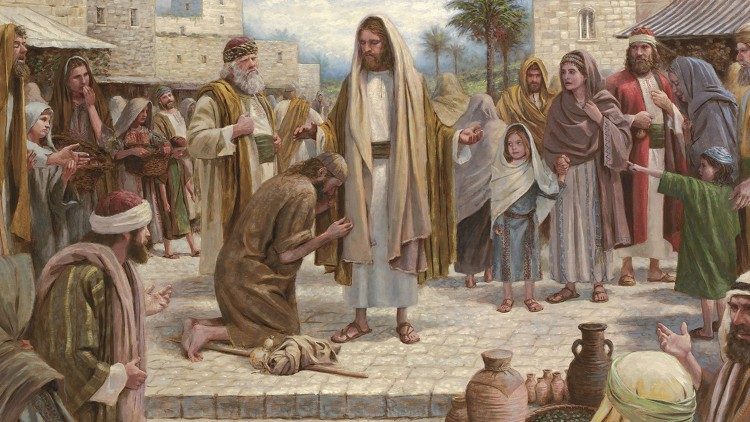 Jesus heilte viele Kranke