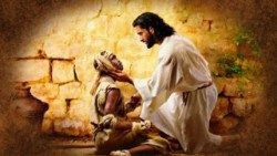 Jesus und ein Aussätziger