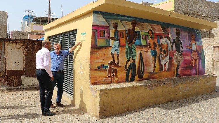 Frei Silvino Benetti - Responsável do  Espaço Jovem - Mindelo, Cabo Verde