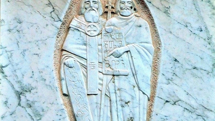 Święci Cyryl i Metody. Rzym, kościół św. Praksedy