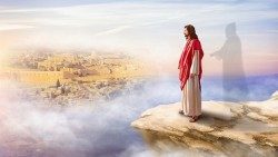 அலகையால் சோதிக்கப்படும் இயேசு