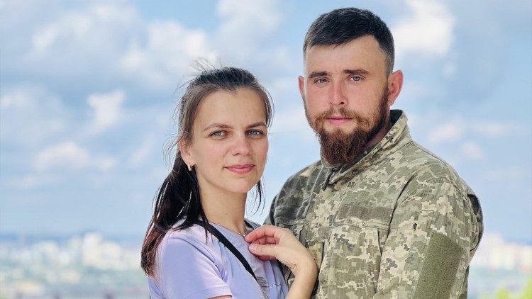 Petro Mandziak und seine Frau