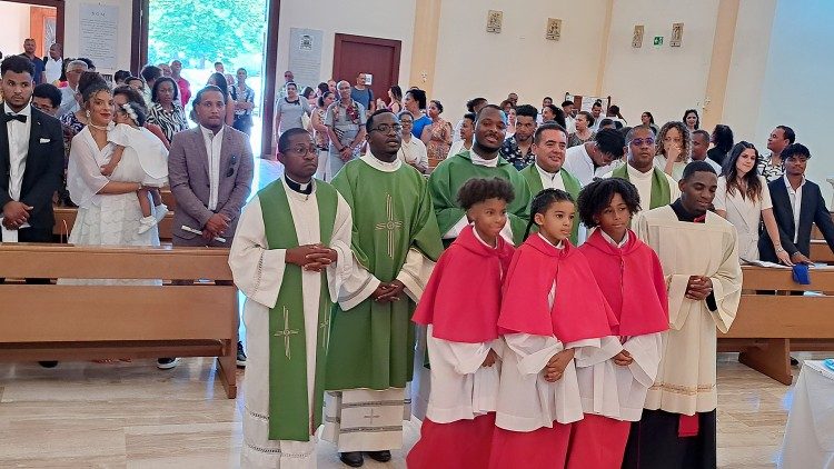 A cerim&oacute;nia lit&uacute;rgica