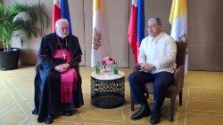 2024.07.02 mons. Gallagher in visita nelle Filippine