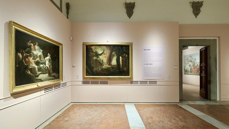 Allestimento di una sala della mostra di Firenze, Foto di Nicola Neri