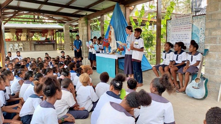 Uma das escolas administradas pelos Missionários do Sagrado Coração de Jesus