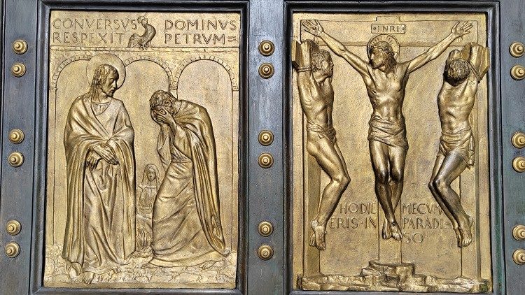 Il rinnegamento di Pietro e la Crocefissione