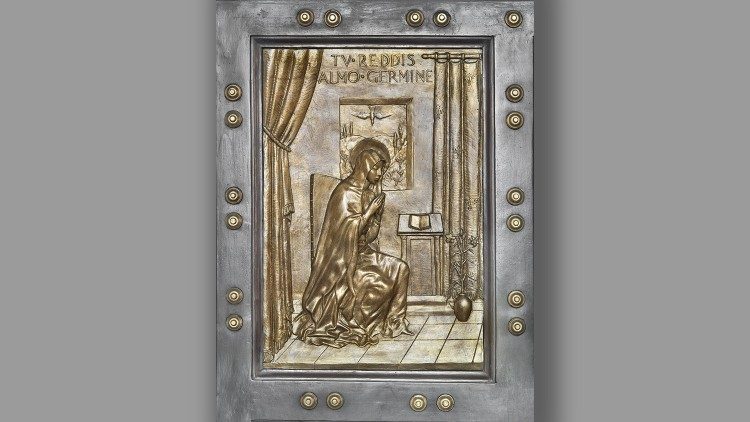 La scena dell'Annunciazione