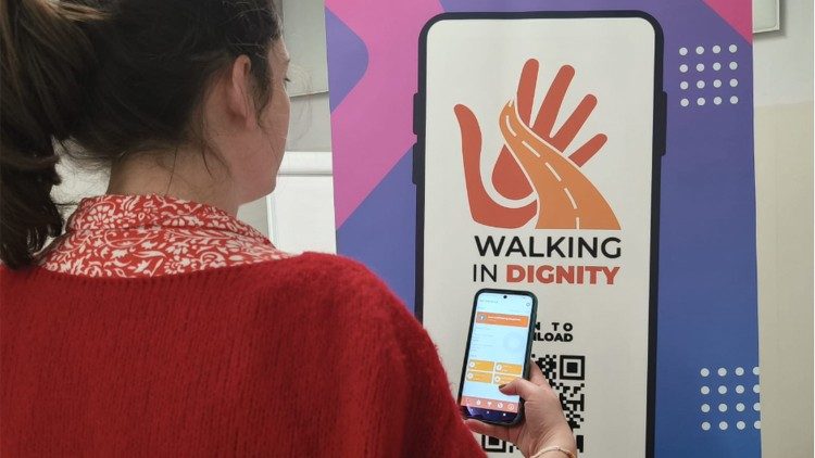 Talitha Kum launches Youth Ambassador's Walking in Dignity App, 30 January 2024 (Photo Credit: Talitha Kum).