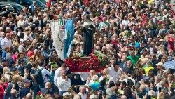 Le celebrazioni per la festa di santa Rita, a Cascia, nel 2022