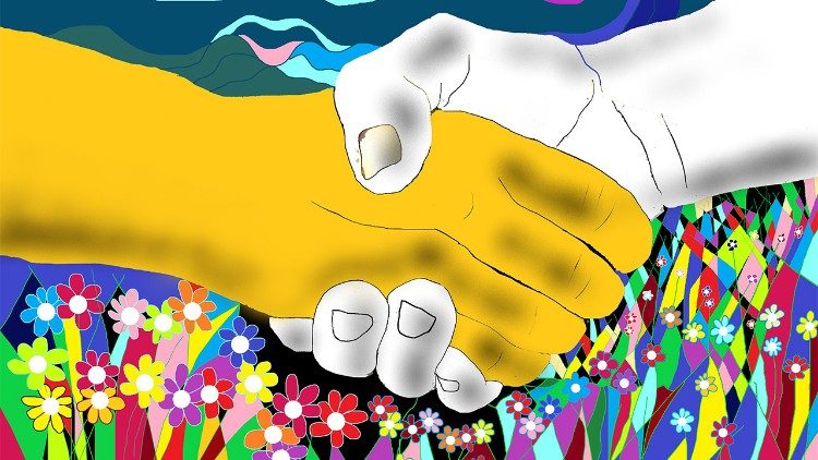 "Amizade" - desenho de Walter Capriotti 