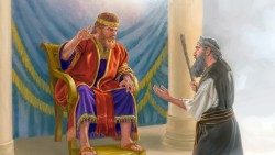 அரசர் முன் நாத்தான் 