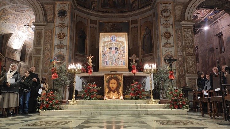 A Vigil Mass remembering missionary martyrs held in March 2024 at the Basilica of St. Bartholomew on the Tibertina Island