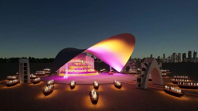 Inauguración del "Memorial Papa Francisco" en México, 1 de noviembre de 2024. (@Desde la Fe, Arquidiócesis de México)