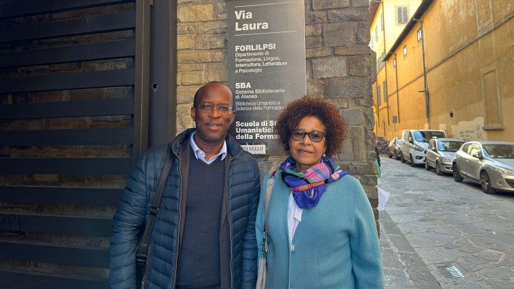 Padre José Eduardo Furtado Afonso e Professora Clara Maria Silva