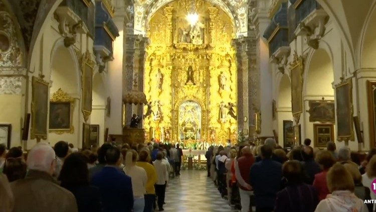 A Igreja de Nossa Senhora dos Remédios em Antequera, na Espanha
