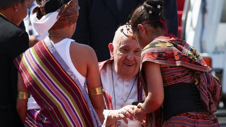 Papa Francisco durante a Viagem Apostólica ao Timore Leste - foto Lusofonias