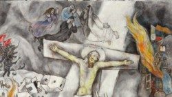 «Hvit korsfestelse» av Chagall