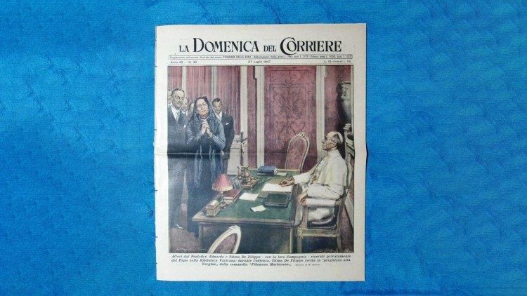 La copertina della "Domenica del Corriere"  del 27 luglio 1947