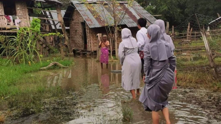 File photo of Myanmar floods
