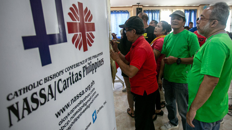 File photo: A Caritas Philippines poster