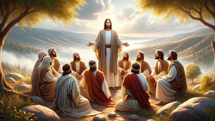 Jesus erzählt das Gleichnis vom Richter, der Gott nicht fürchtete...